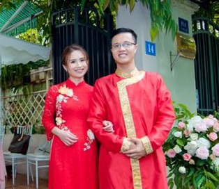 Chàng sinh viên Luật Harvard Nguyễn Hoàng Khánh và vợ sắp cưới 