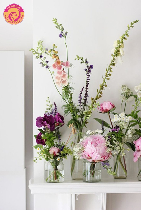 Cắm hoa tươi trang trí làm đẹp cho ngôi nhà của bạn