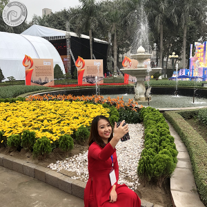 Hoa Việt Pháp làm thảm hoa trang trí sự kiện VICEM kỷ niệm 89 năm ngày truyền thống ngành Xi măng