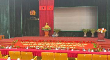 Hoa Việt Pháp – Đơn vị trang trí hoa đồng hành cùng Công an Thành phố Hà Nội