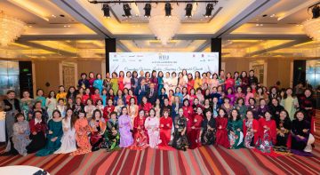 Nghệ nhân Hồng An  đồng hành cùng nữ lãnh đạo tại Tiệc ngoại giao 2025