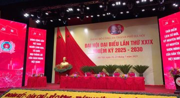 Hoa Việt Pháp: Đơn Vị Thi Công Hoa Sự Kiện Chính Trị Đại Hội Đảng Bộ Công An TP Hà Nội Lần Thứ XXIX