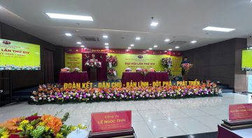 Điện Hoa Việt Pháp đồng hành cùng Đại hội Đảng bộ Vietcombank Hà Nội lần thứ XIV – Nhiệm kỳ 2020–2025